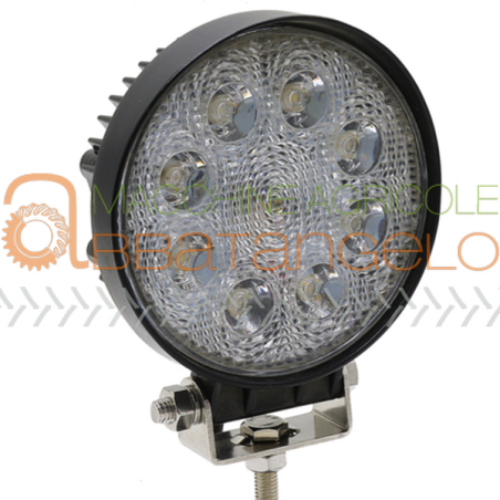 Faro da lavoro a LED rotondo Ø 107 mm 10-36V, 24W, 1350 LM