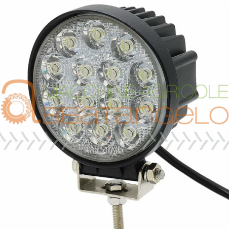 Faro da lavoro rotondo a LED 10-36V, 42W, 3150 LM