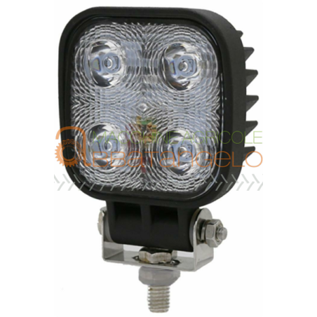 Faro lavoro quadrato a LED 10-32V, 20W, 1800LM